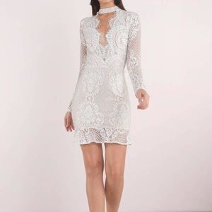 White lace dress